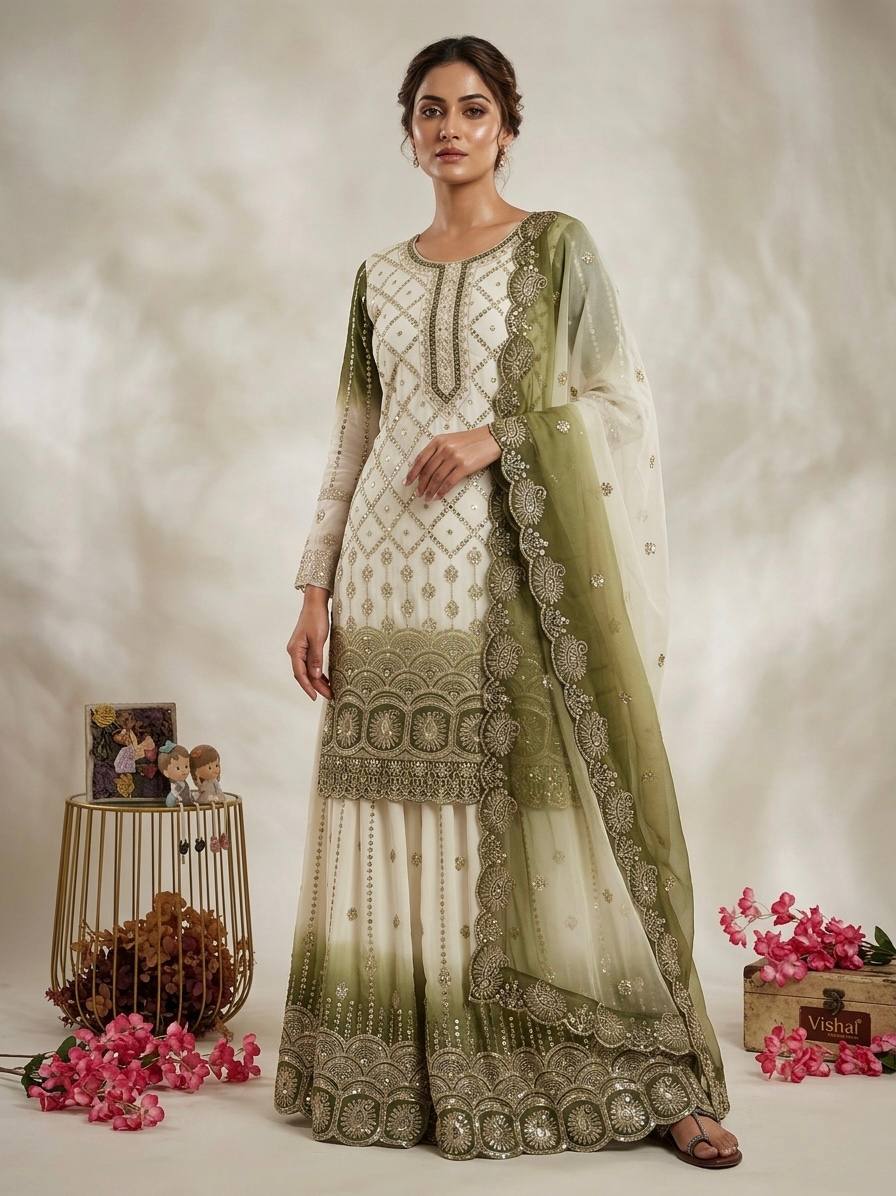 Luxurious Embroidery Suit for Graceful Moments