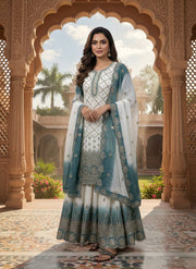 Luxurious Embroidery Suit for Graceful Moments
