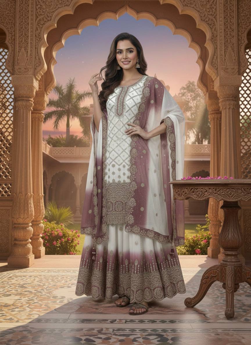 Luxurious Embroidery Suit for Graceful Moments