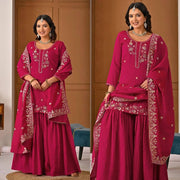 Chic and Stylish Rani Pink Salaf Attire
