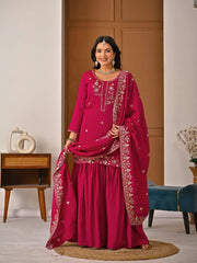 Chic and Stylish Rani Pink Salaf Attire