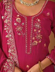 Chic and Stylish Rani Pink Salaf Attire