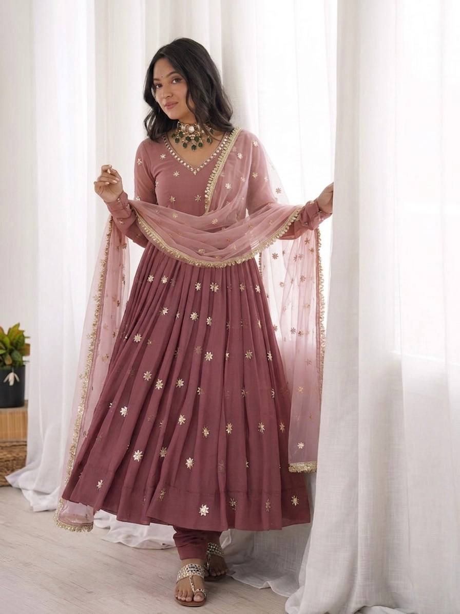 Chic Anarkali Suits for Stylish Celebrations