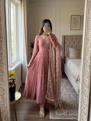 Chic Anarkali Suits for Stylish Celebrations