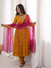 Chic Anarkali Suits for Stylish Celebrations