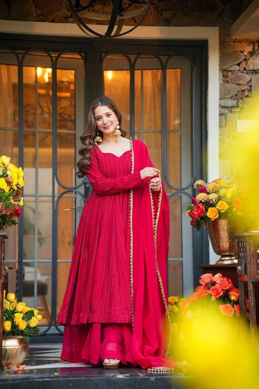 Graceful Presence A Red Dress Moment