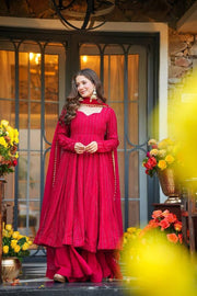 Graceful Presence A Red Dress Moment
