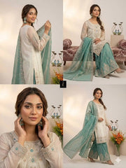 Graceful Design Embroidered Suit Collection