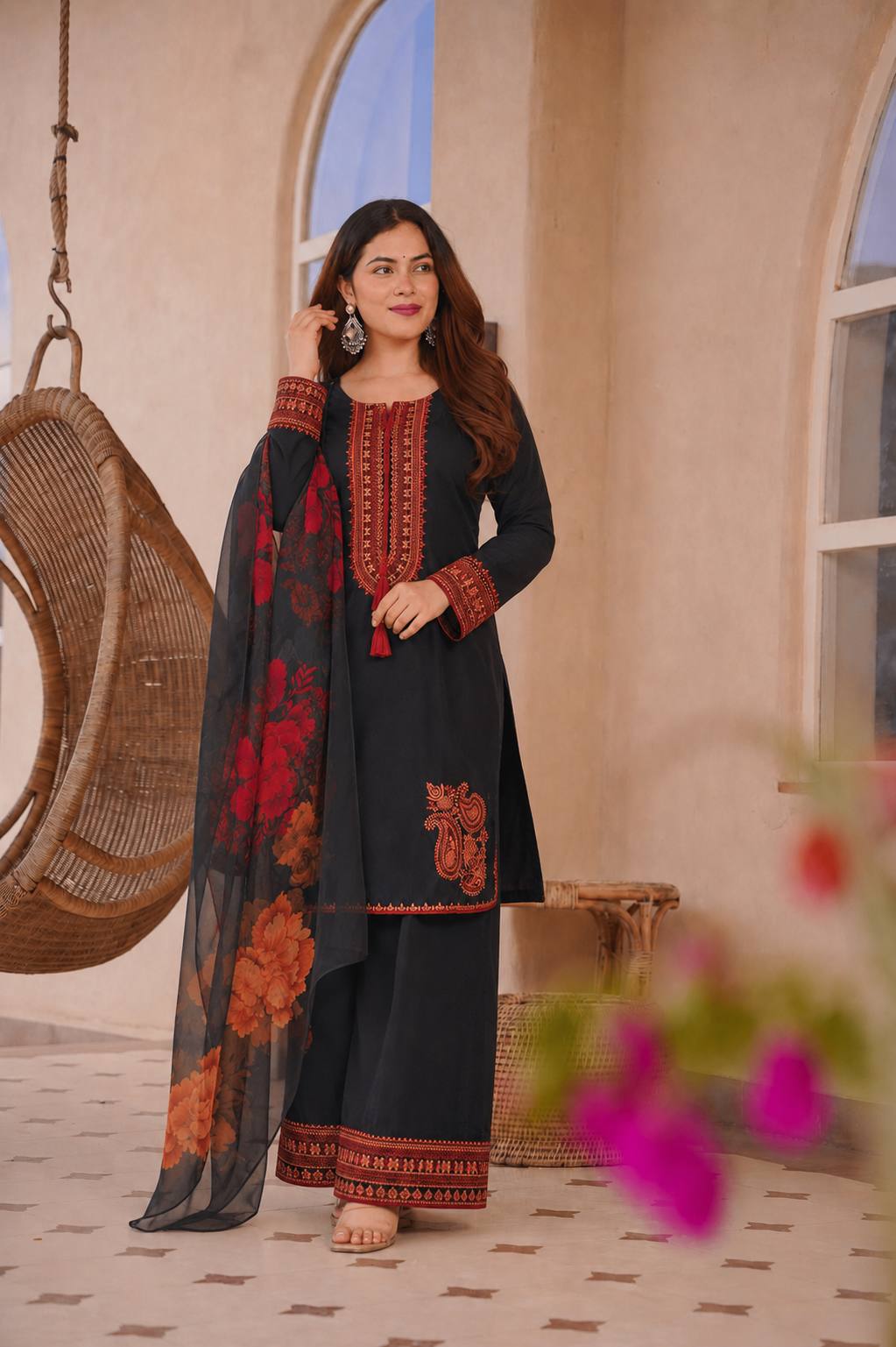 Cultural Charm Contemporary Salaf Suit Design