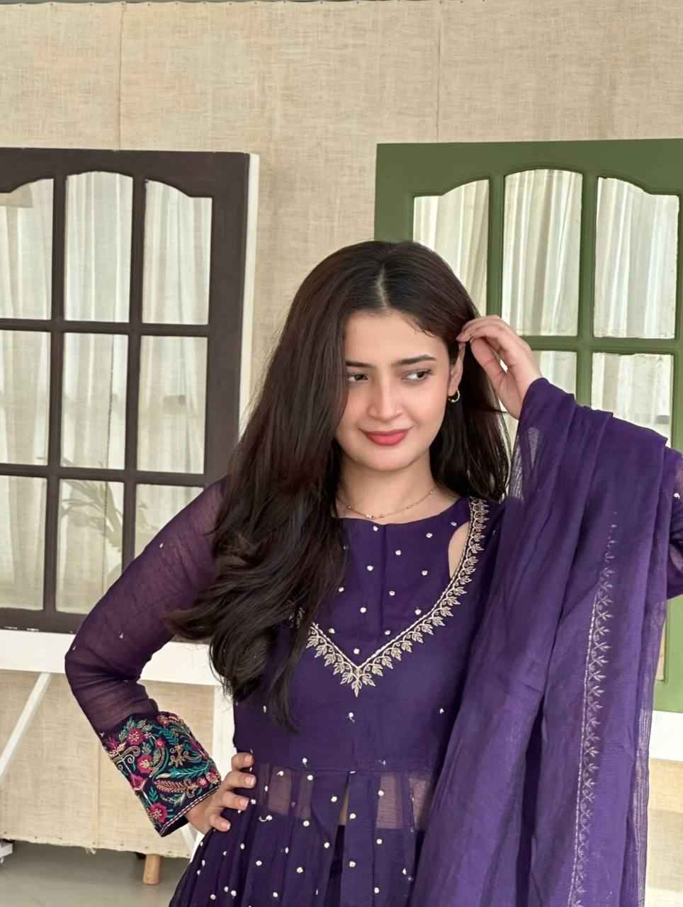 Exquisite Anarkali Suit for Traditional Elegance