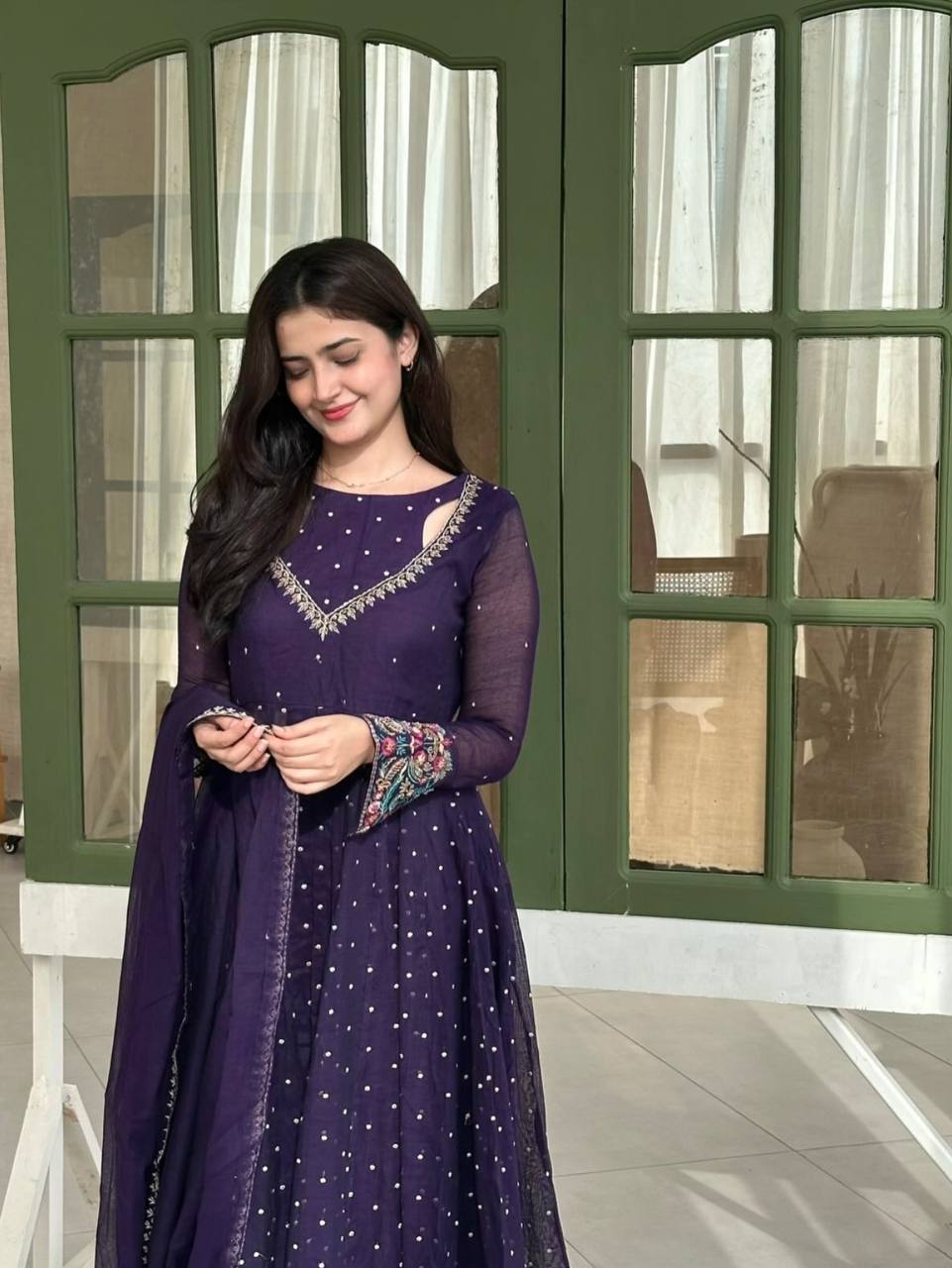 Exquisite Anarkali Suit for Traditional Elegance