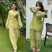 Effortless Elegance Amidst Lush Greenery