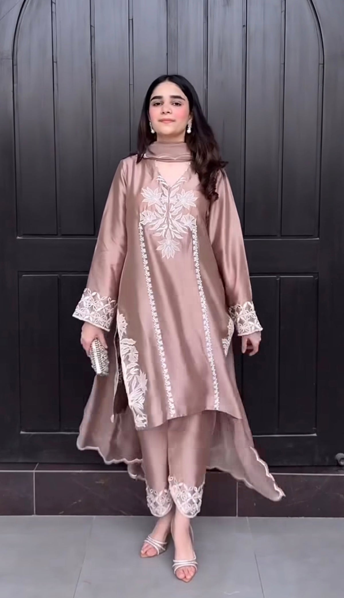Opulent Threads Embroidered Elegance in Suit