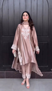 Opulent Threads Embroidered Elegance in Suit