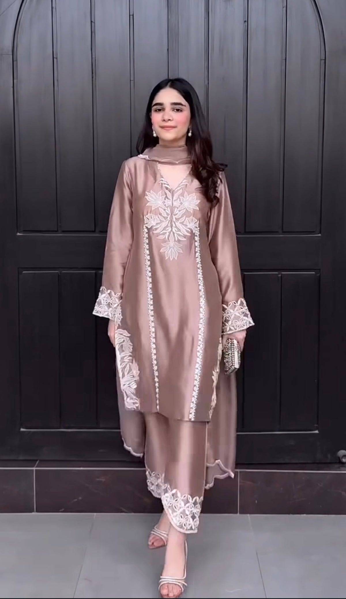 Opulent Threads Embroidered Elegance in Suit