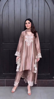 Opulent Threads Embroidered Elegance in Suit
