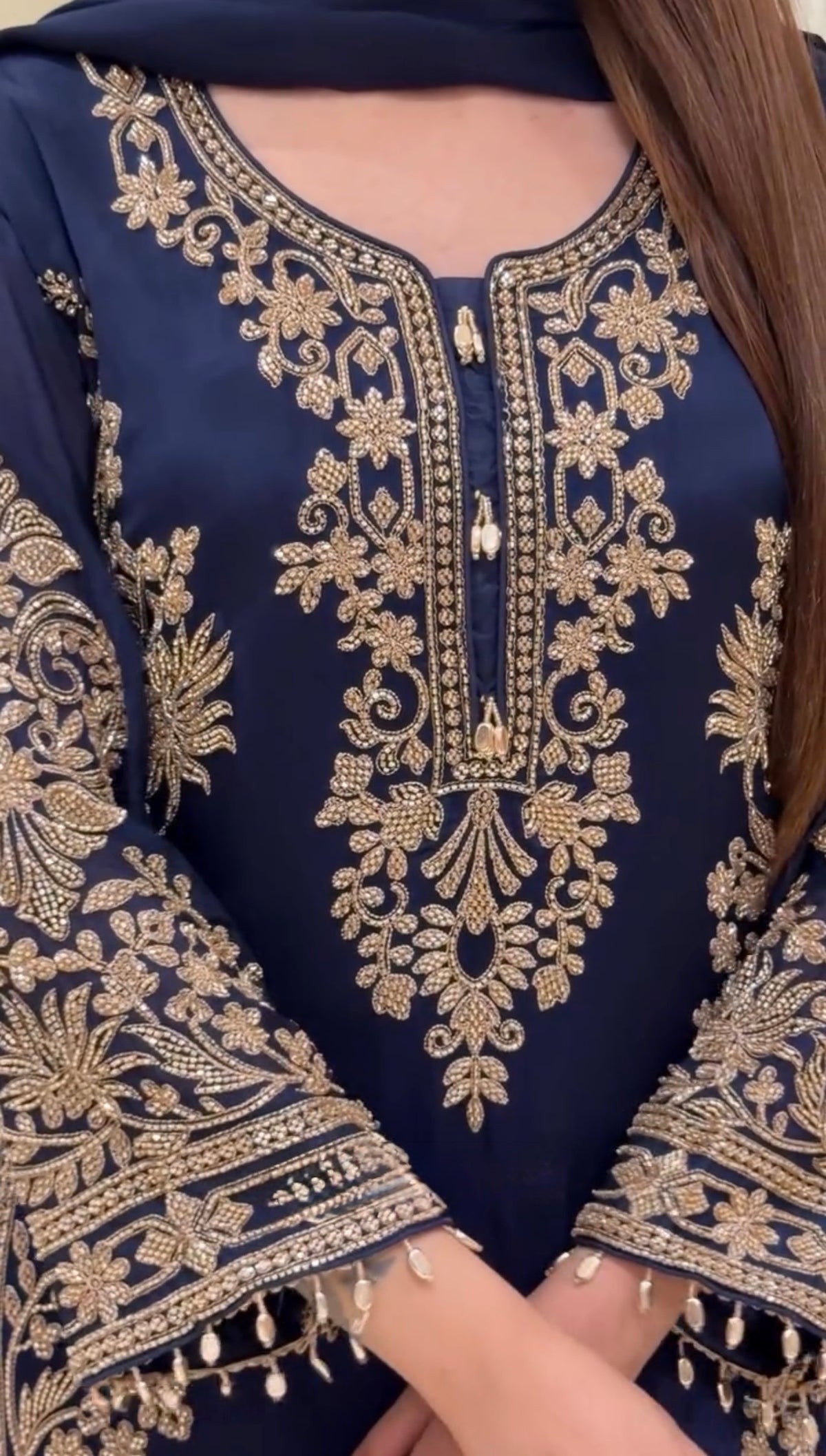 Empowering Elegance: A Woman in Blue