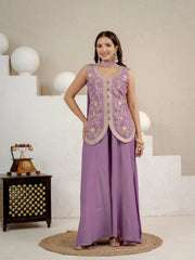Elegant Purple Ensemble for Sophisticated Occasions