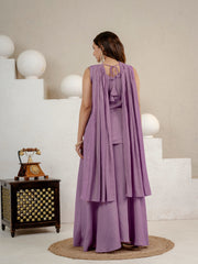 Elegant Purple Ensemble for Sophisticated Occasions