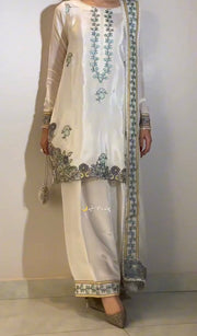 Radiant Selfie in Timeless White Ensemble