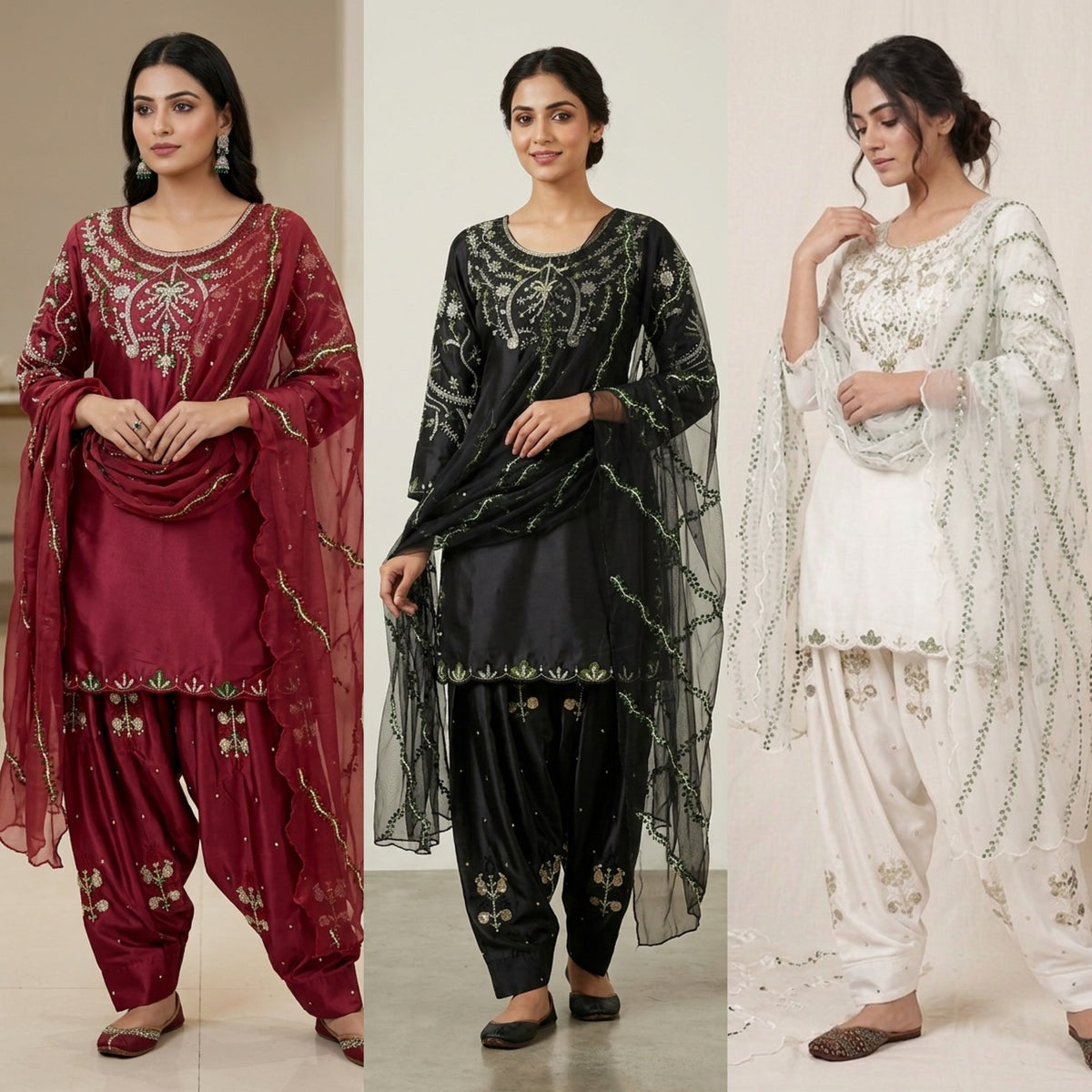 Embroidered Salwar Kameez Suit Set
